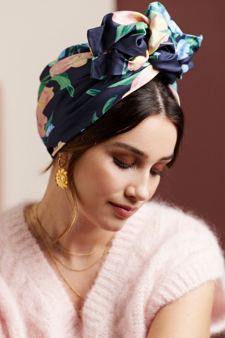 Turbans femme fil métal - AFRICAINE ADELAIDE - Indira de paris
