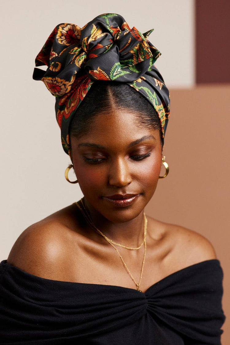 Turbans femme fil métal - AFRICAINE ISADORA - Indira de paris