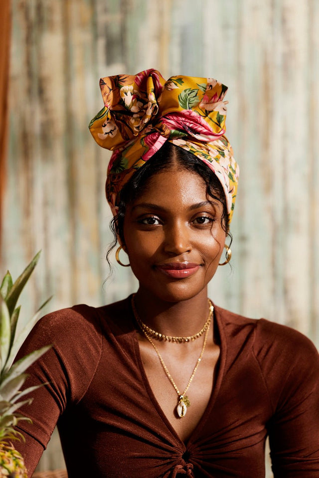 Turbans femme fil métal - AFRICAINE JANNIE - Indira de paris