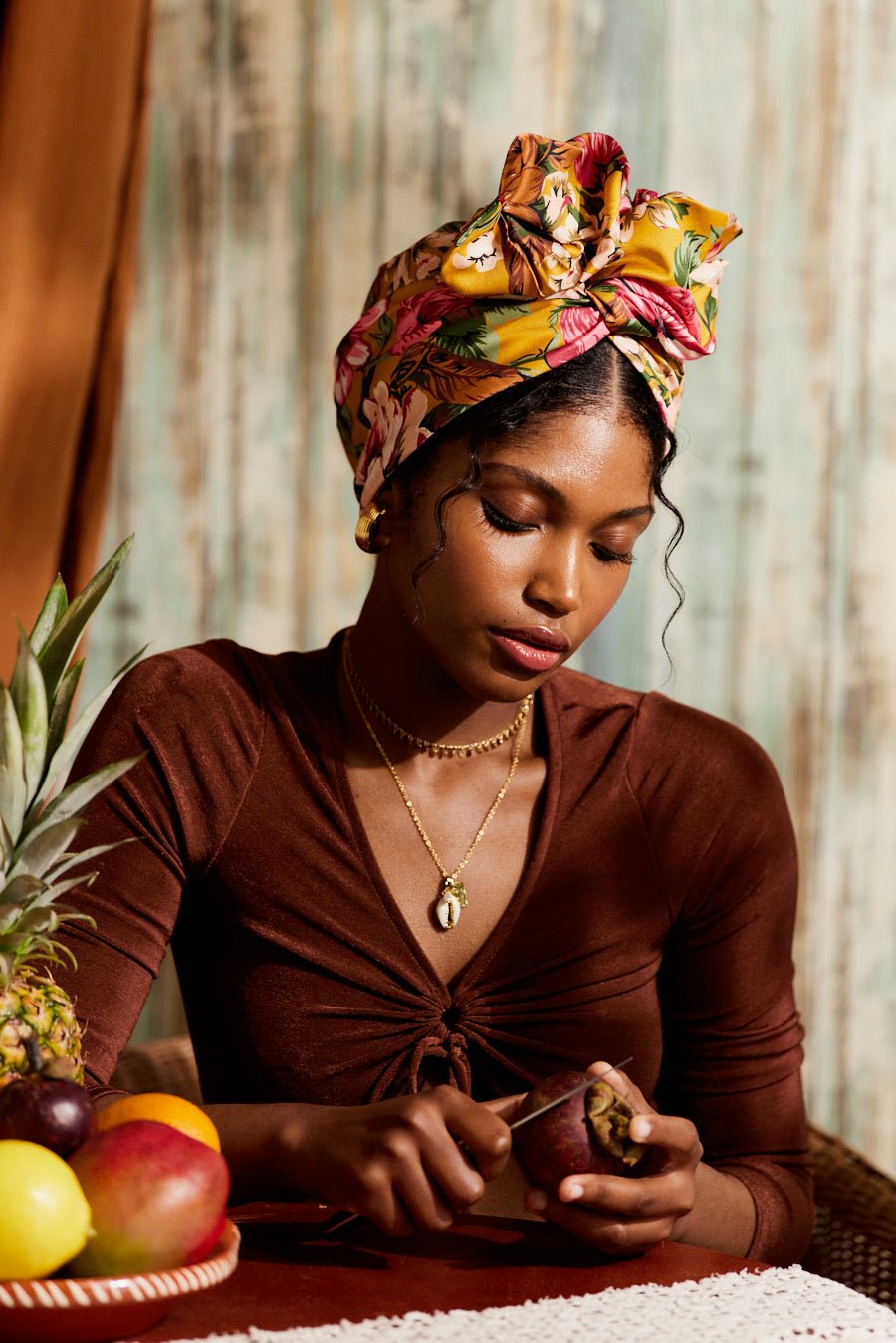 Turbans femme fil métal - AFRICAINE JANNIE - Indira de paris
