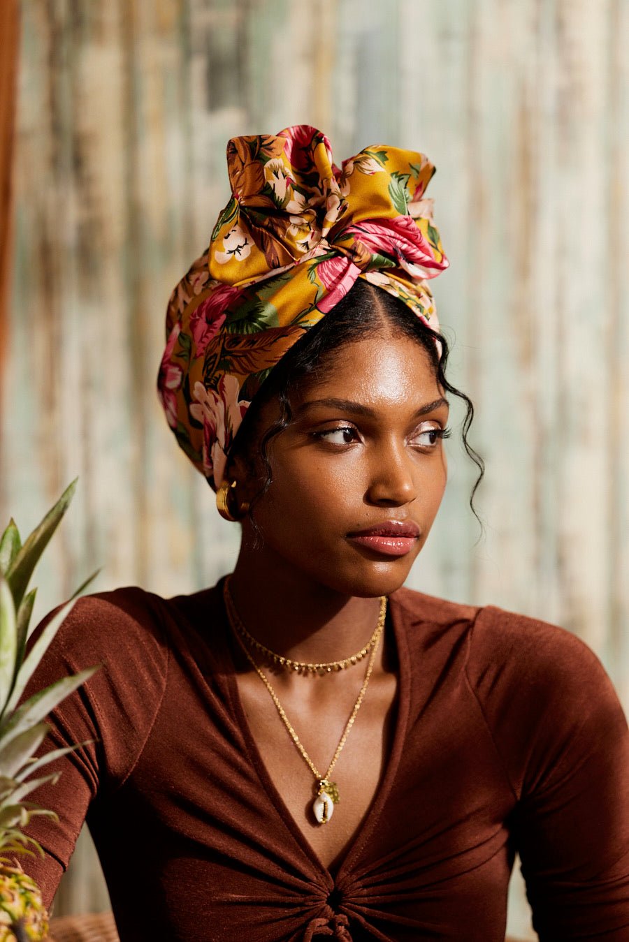 Turbans femme fil métal - AFRICAINE JANNIE - Indira de paris