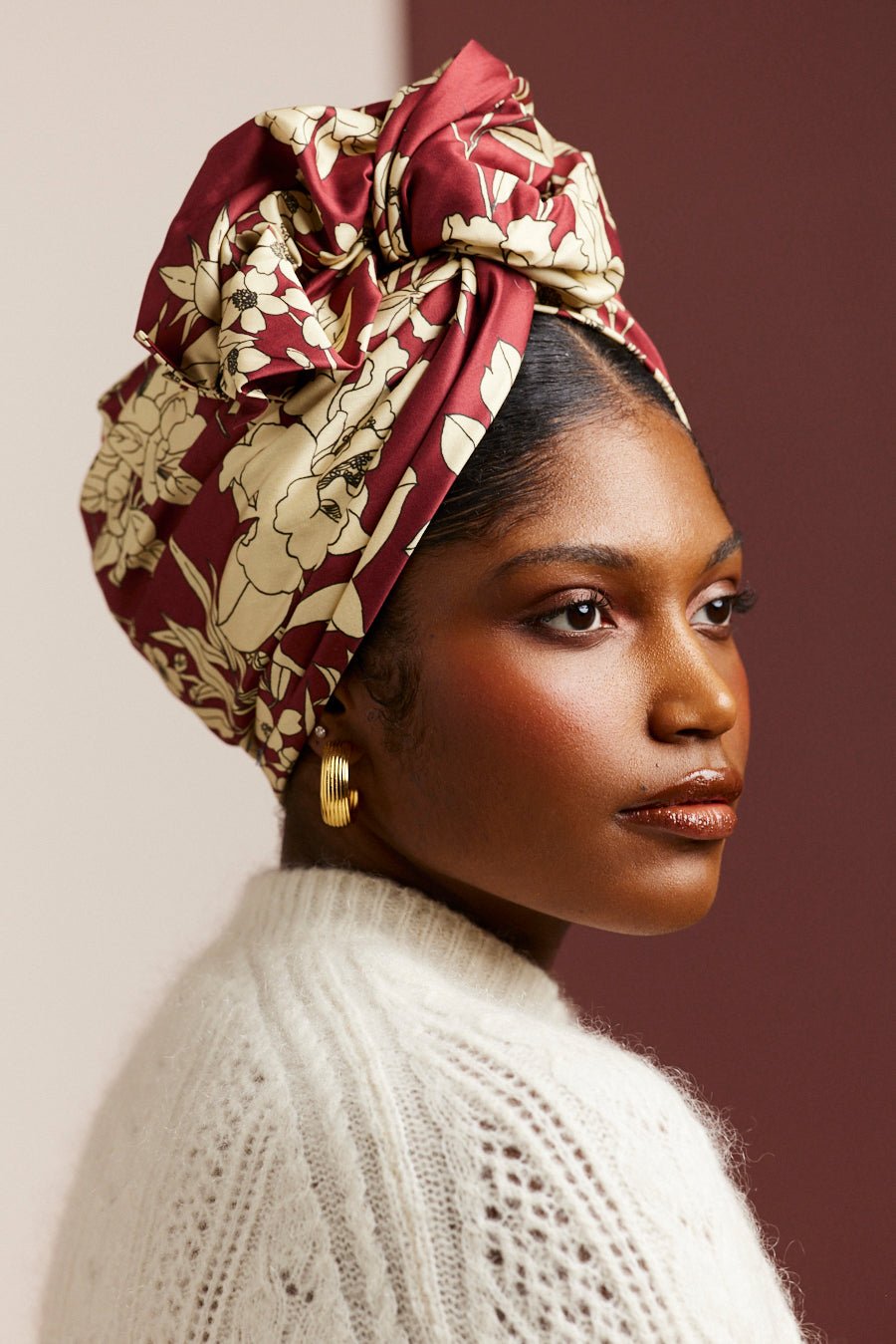 Turbans femme fil métal - AFRICAINE SABRINA - Indira de paris