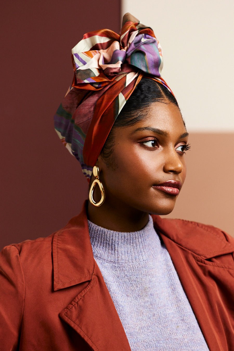 Turbans femme fil métal - AFRICAINE SAM - Indira de paris