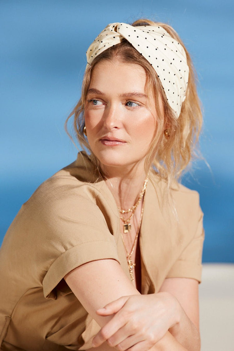 Bandeau cheveux femme-BANDEAU CALIFORNIENNE MADELEINE- Indira de paris