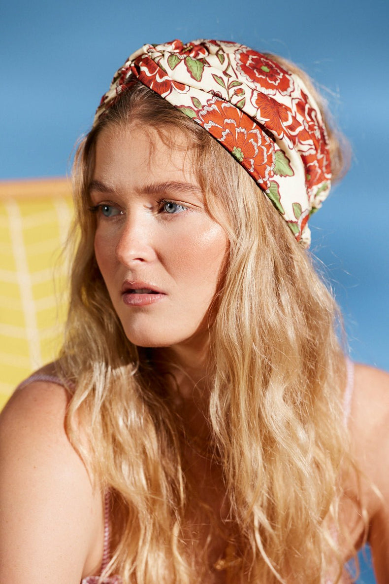 Bandeau cheveux femme-BANDEAU CALIFORNIENNE MANON- Indira de paris