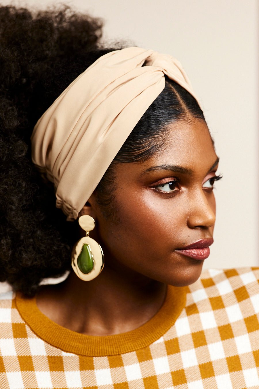 Bandeau cheveux femme - BANDEAU - Californienne SABLE - Indira de paris