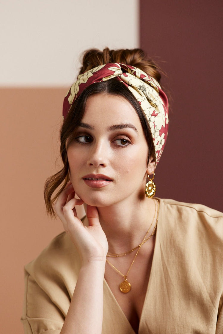 Bandeau cheveux femme - CALIFORNIENNE SABRINA - Indira de paris