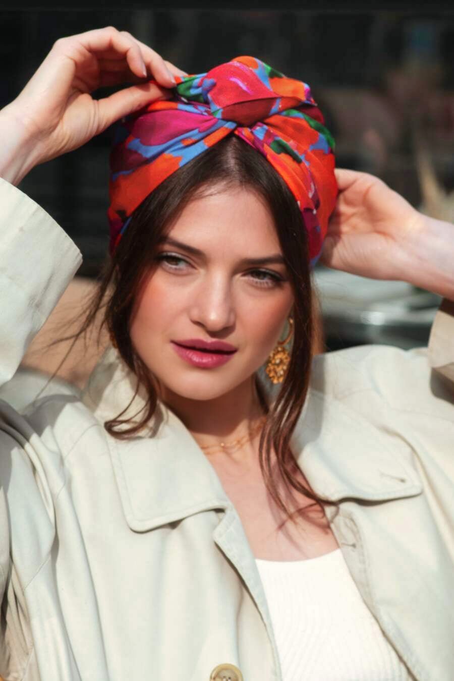Turbans femme modulable - CUBAINE ANAIS - Indira de paris