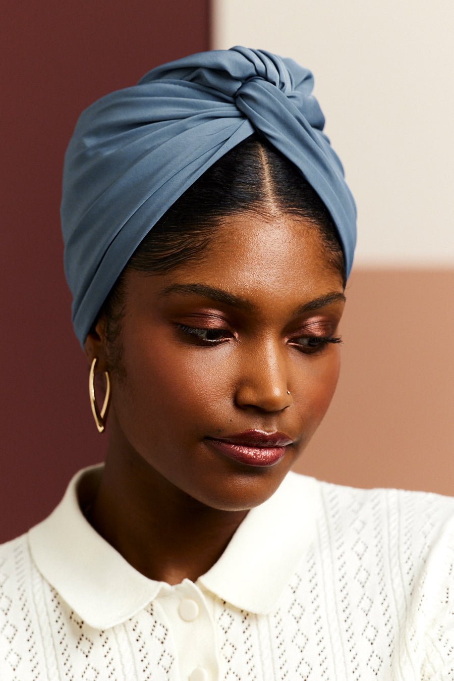 Turbans femme modulable - CUBAINE CIEL - Indira de paris