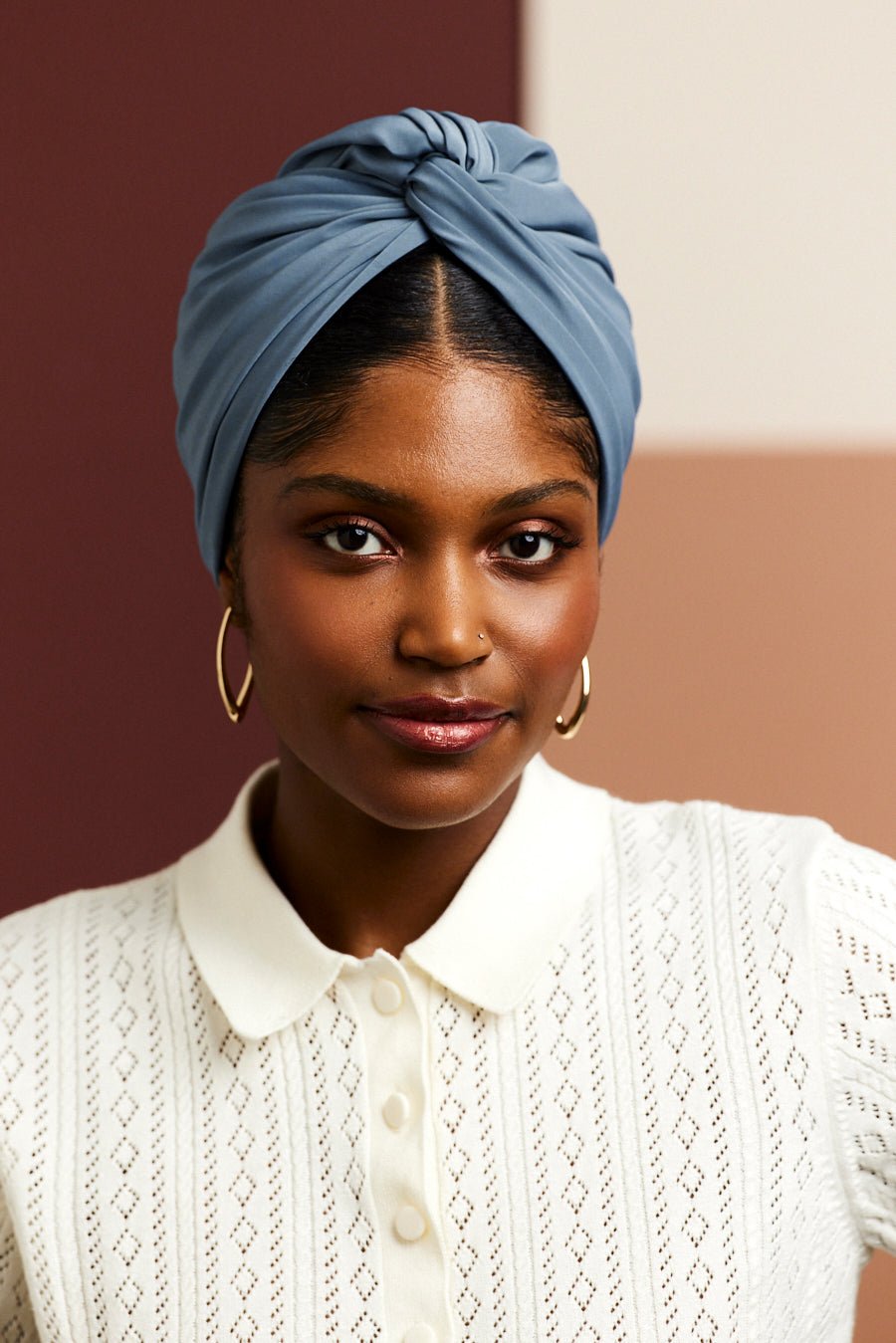 Turbans femme modulable - CUBAINE CIEL - Indira de paris