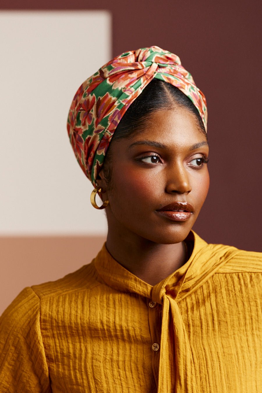 Turbans femme modulable - CUBAINE DAHLIA - Indira de paris