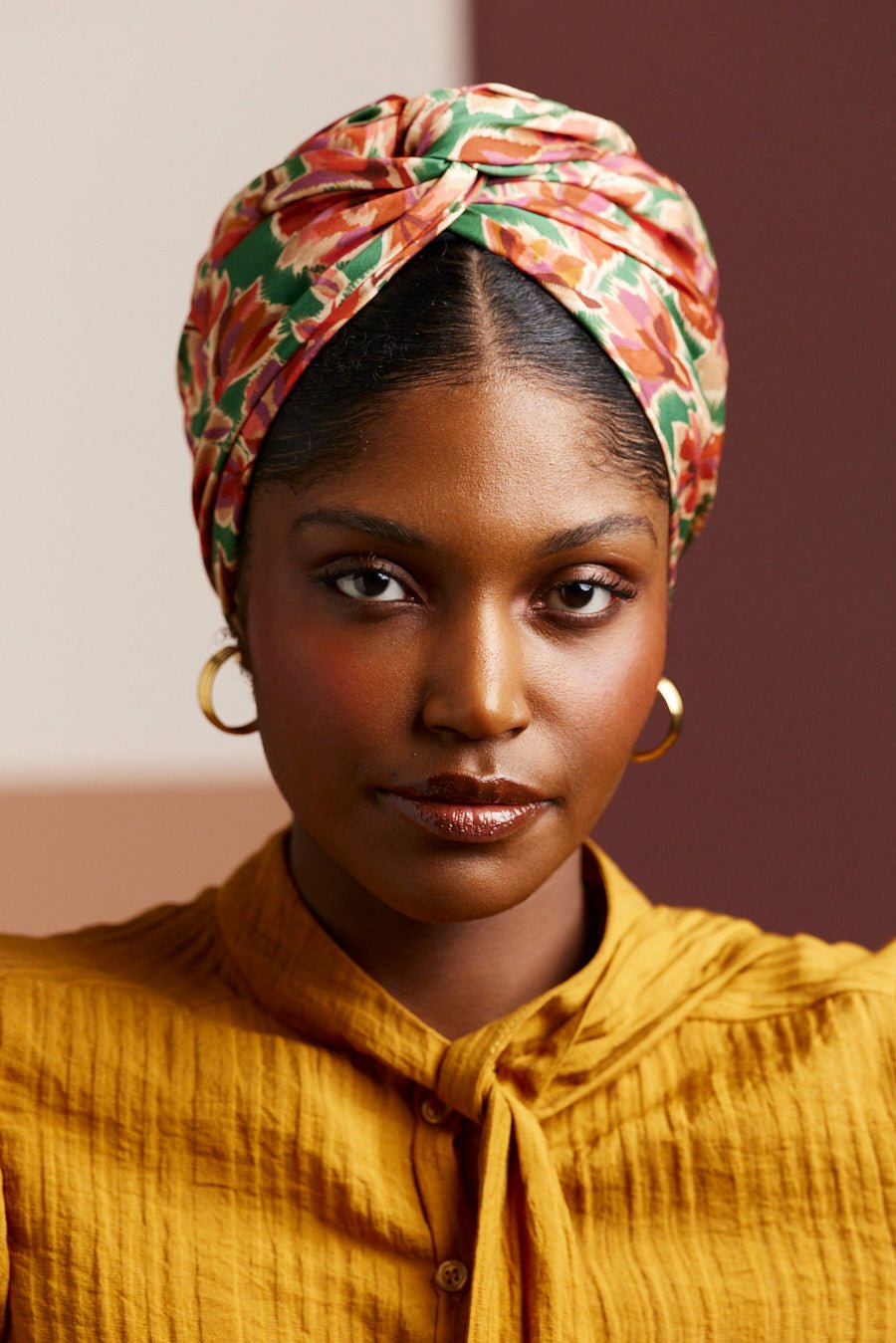 Turbans femme modulable - CUBAINE DAHLIA - Indira de paris