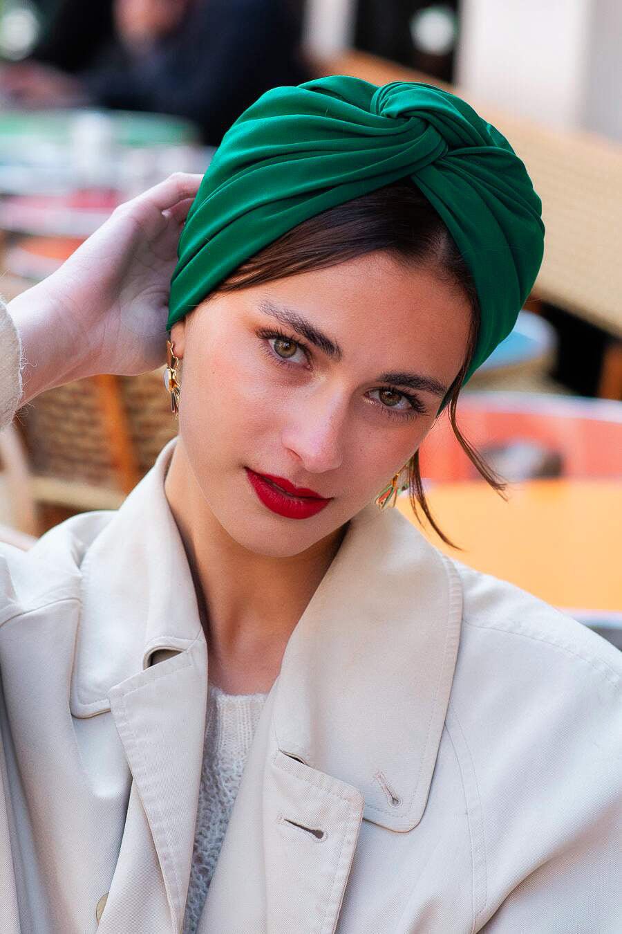 Turbans femme modulable - CUBAINE FORET - Indira de paris