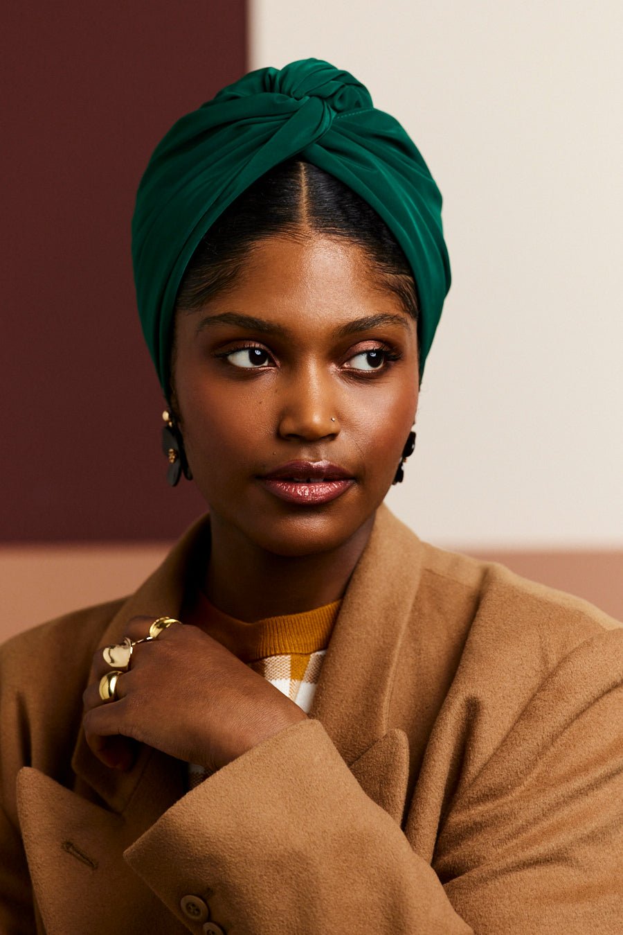 Turbans femme modulable - CUBAINE FORET - Indira de paris