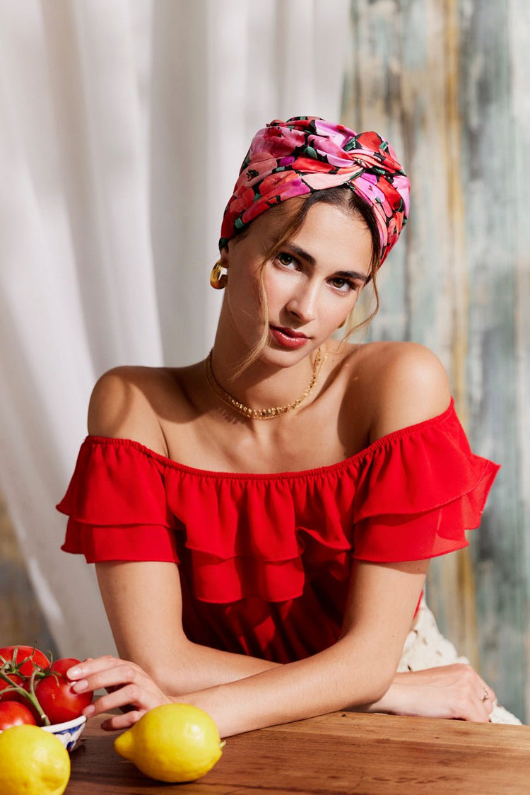 Turbans femme modulable - CUBAINE GABRIELLA - Indira de paris