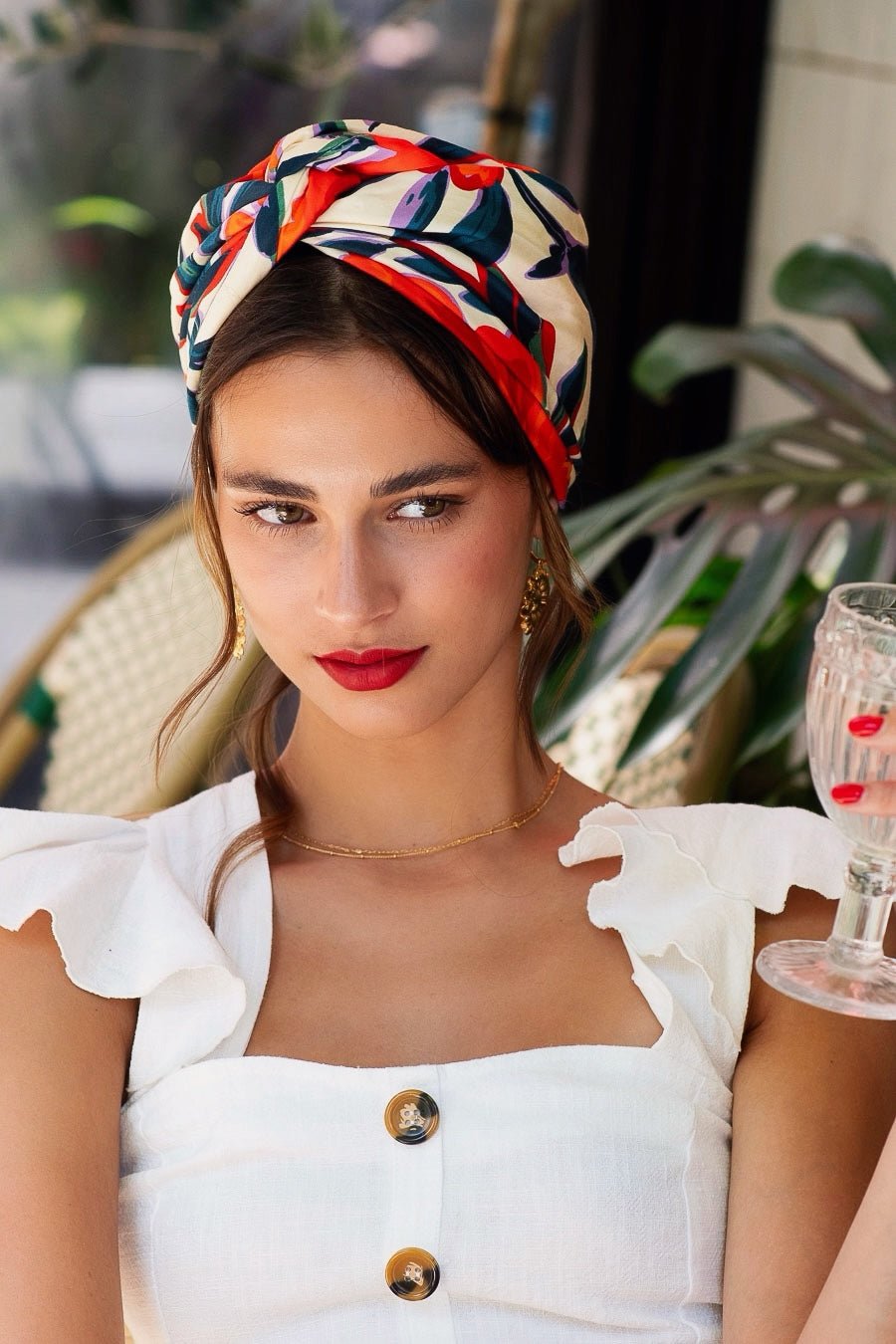 Turbans femme modulable - CUBAINE HYACINTHE - Indira de paris