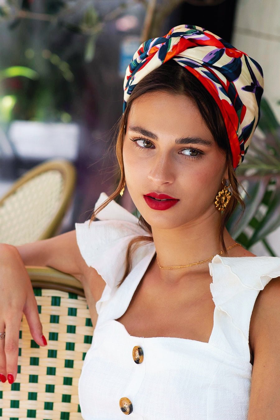 Turbans femme modulable - CUBAINE HYACINTHE - Indira de paris