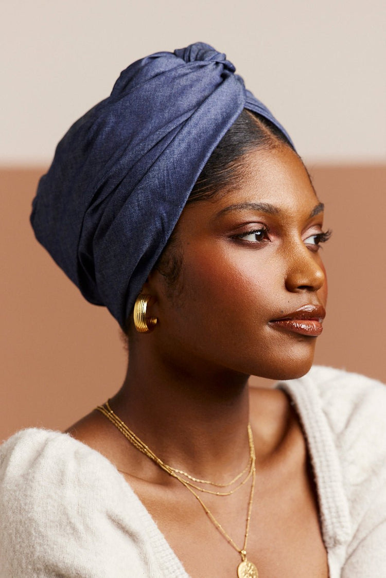 Turbans femme modulable - CUBAINE JANE BRUT - Indira de paris