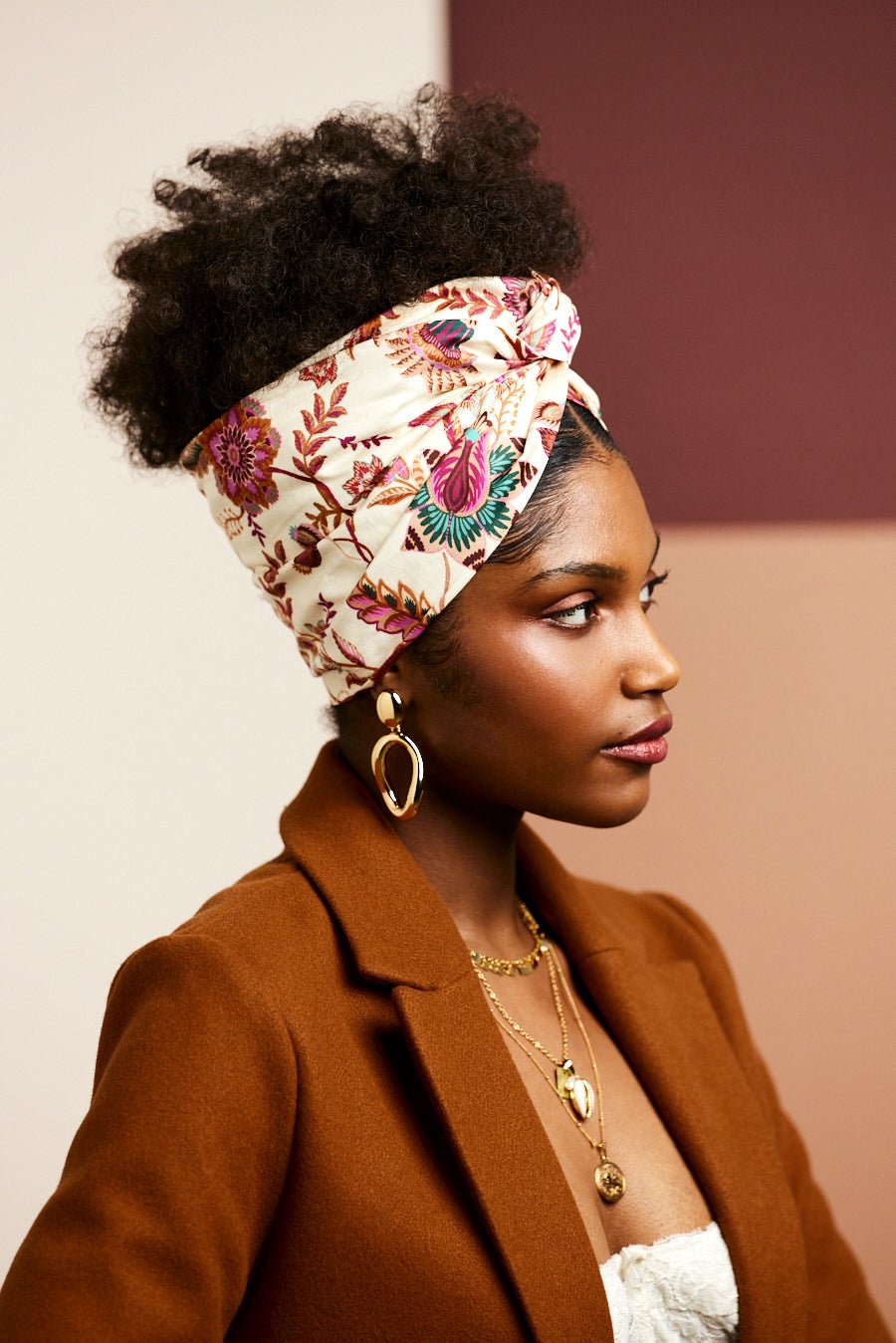 Bandeau cheveux femme fil métal - MINI FLEXBAND EDWINA - Indira de paris