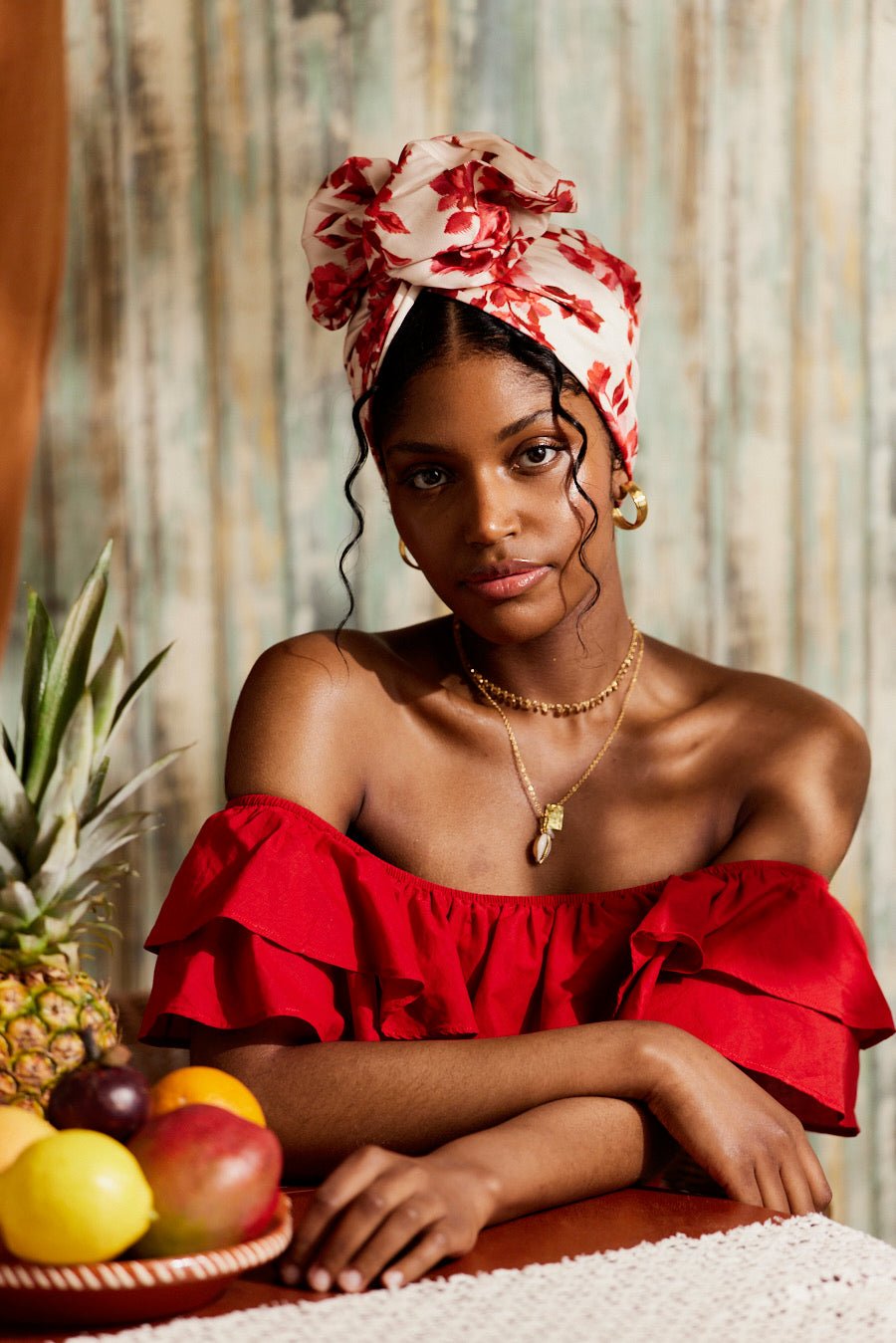 Turbans femme fil métal - NEW AFRICAINE CHIARA - Indira de paris