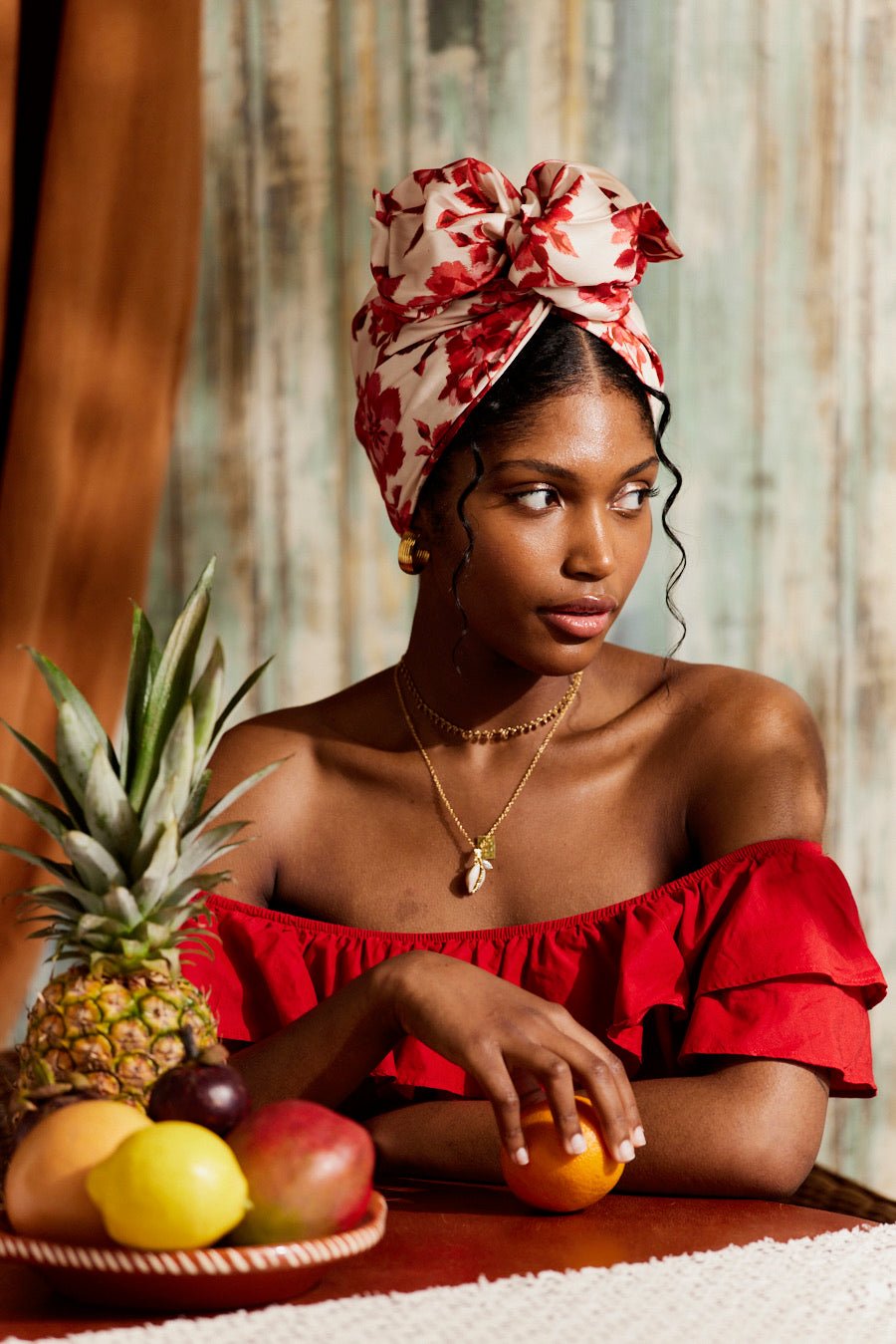 Turbans femme fil métal - NEW AFRICAINE CHIARA - Indira de paris