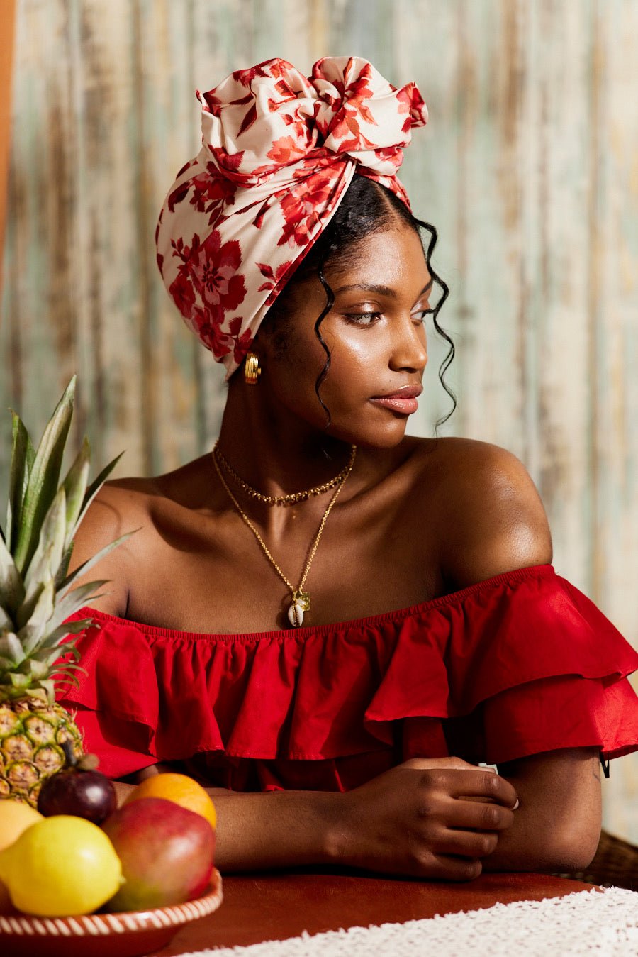 Turbans femme fil métal - NEW AFRICAINE CHIARA - Indira de paris