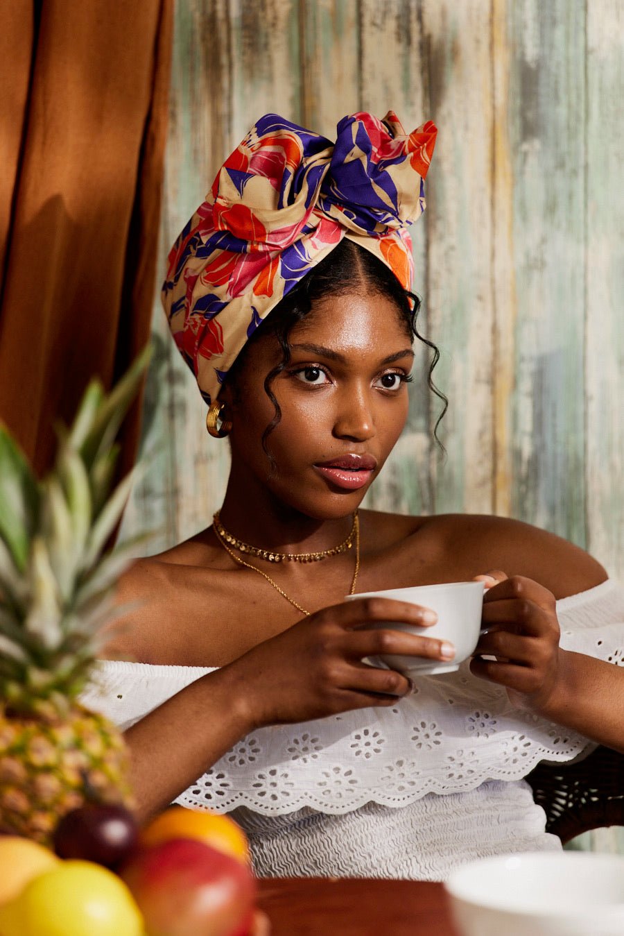 Turbans femme fil métal - NEW AFRICAINE LANA - Indira de paris