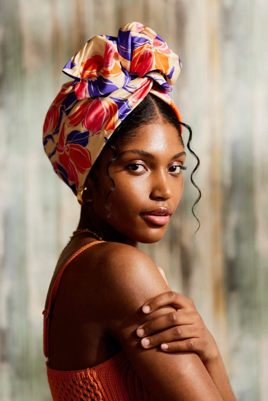 Turbans femme fil métal - NEW AFRICAINE LANA - Indira de paris