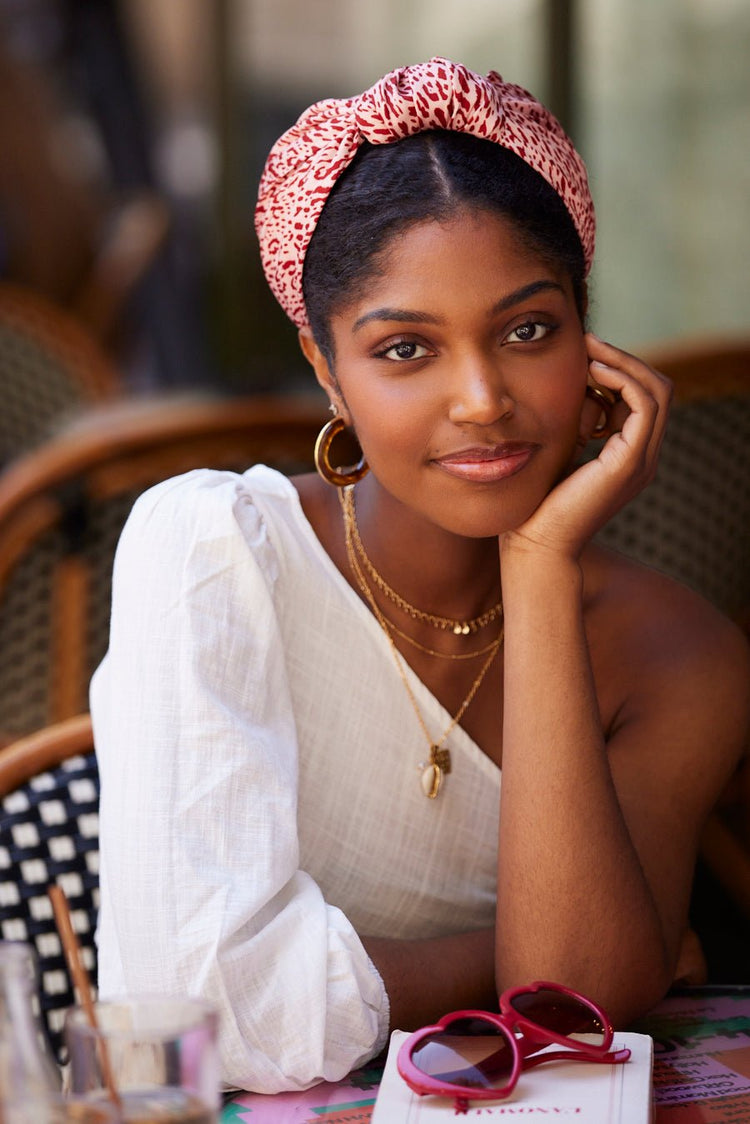 Foulard cheveux femme - PARISIENNE CASSANDRE - Indira de paris