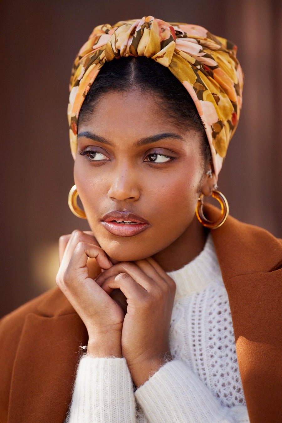 Foulard cheveux femme - PARISIENNE CHARLENE - Indira de paris