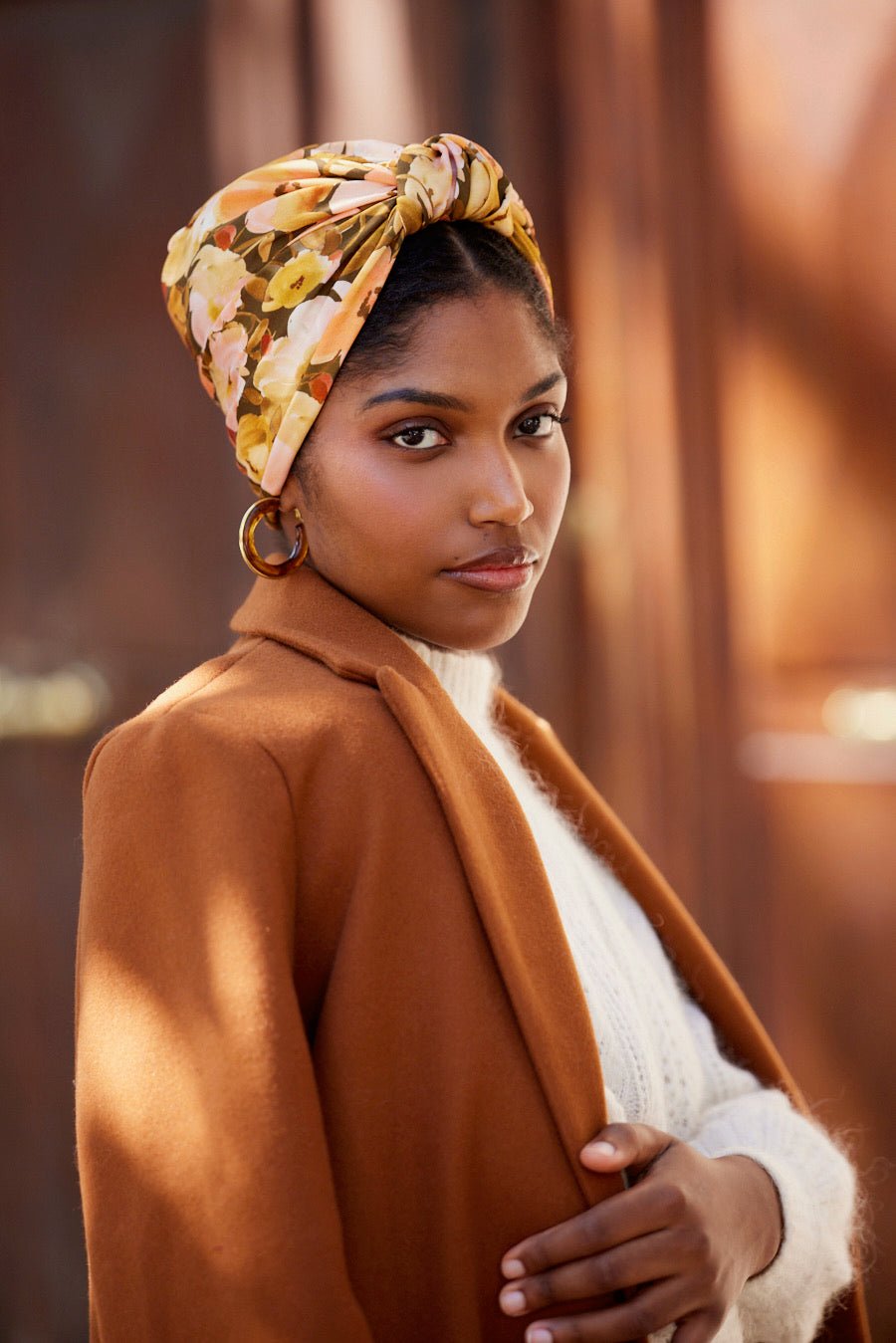 Foulard cheveux femme - PARISIENNE CHARLENE - Indira de paris