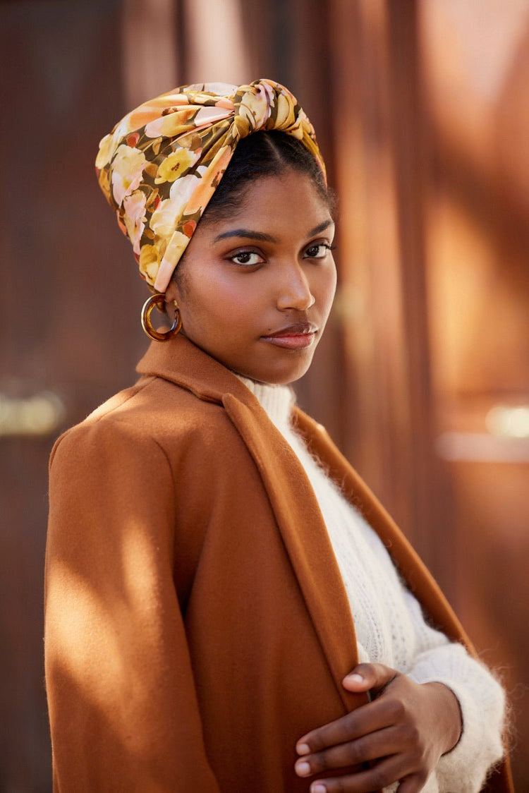 Foulard cheveux femme - PARISIENNE CHARLENE - Indira de paris