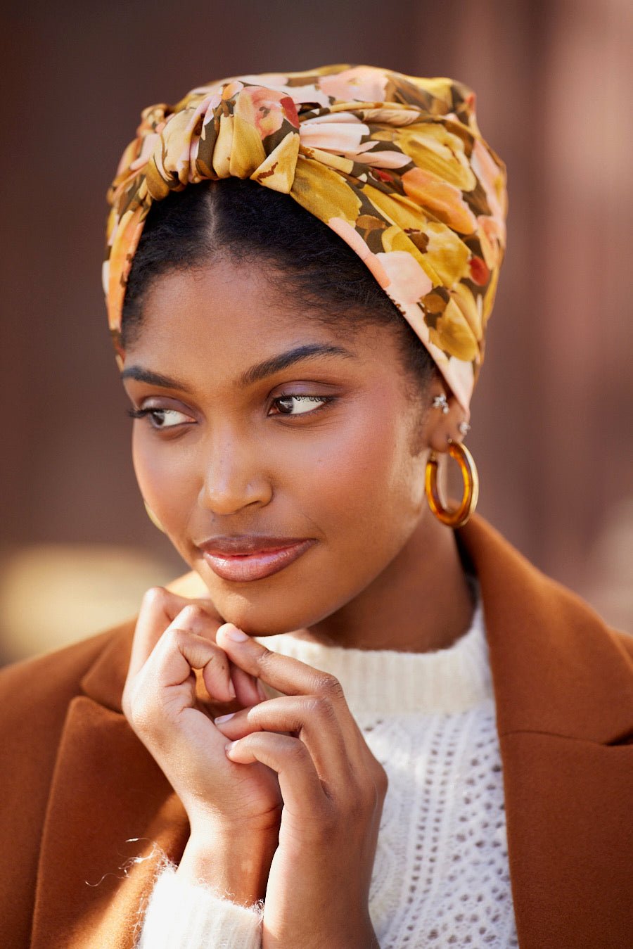 Foulard cheveux femme - PARISIENNE CHARLENE - Indira de paris