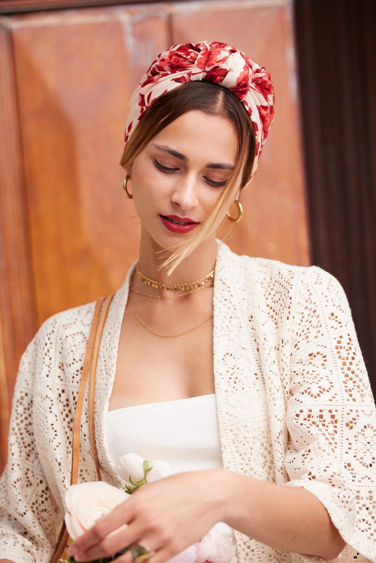 Foulard cheveux femme - PARISIENNE CHIARA - Indira de paris
