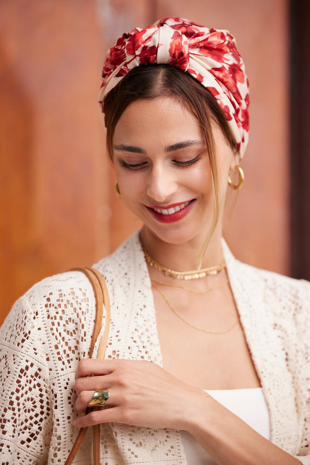 Foulard cheveux femme - PARISIENNE CHIARA - Indira de paris