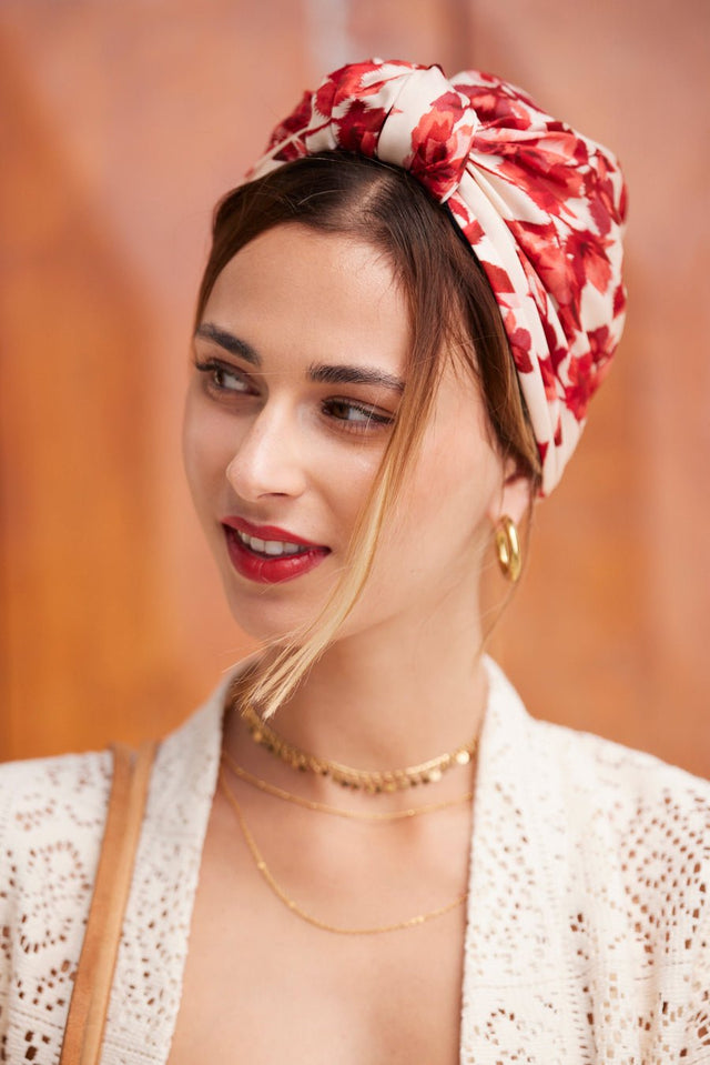 Foulard cheveux femme - PARISIENNE CHIARA - Indira de paris