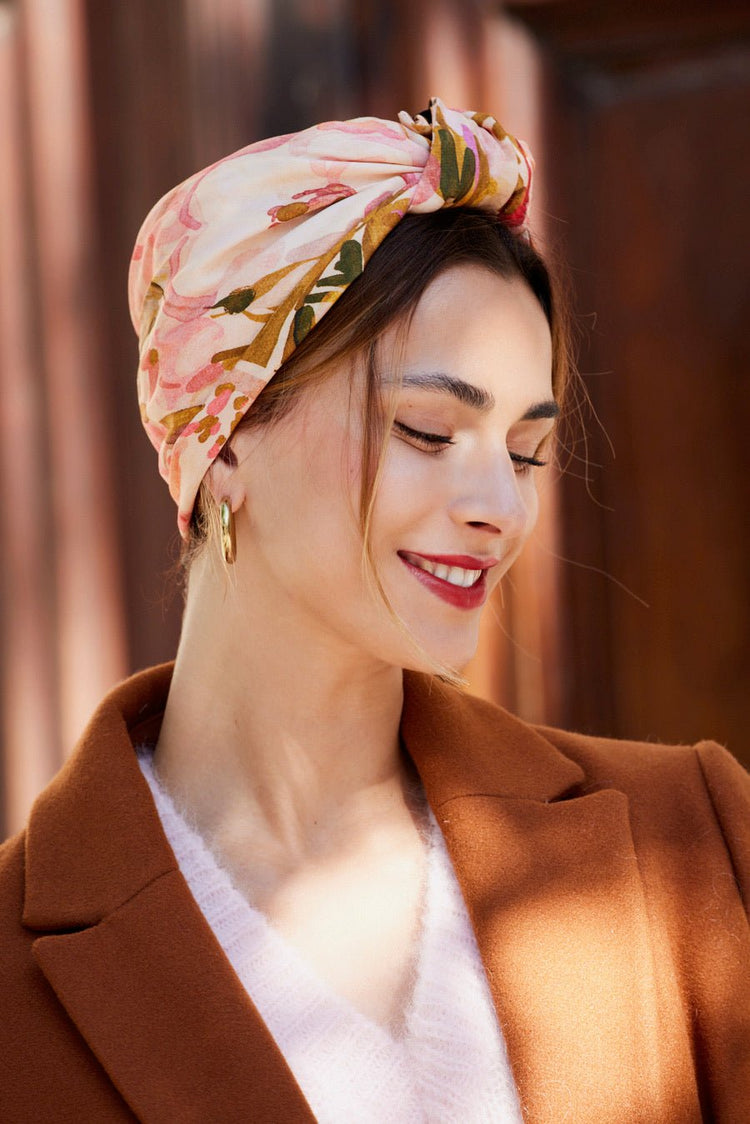 Foulard cheveux femme - PARISIENNE CONSTANCE - Indira de paris