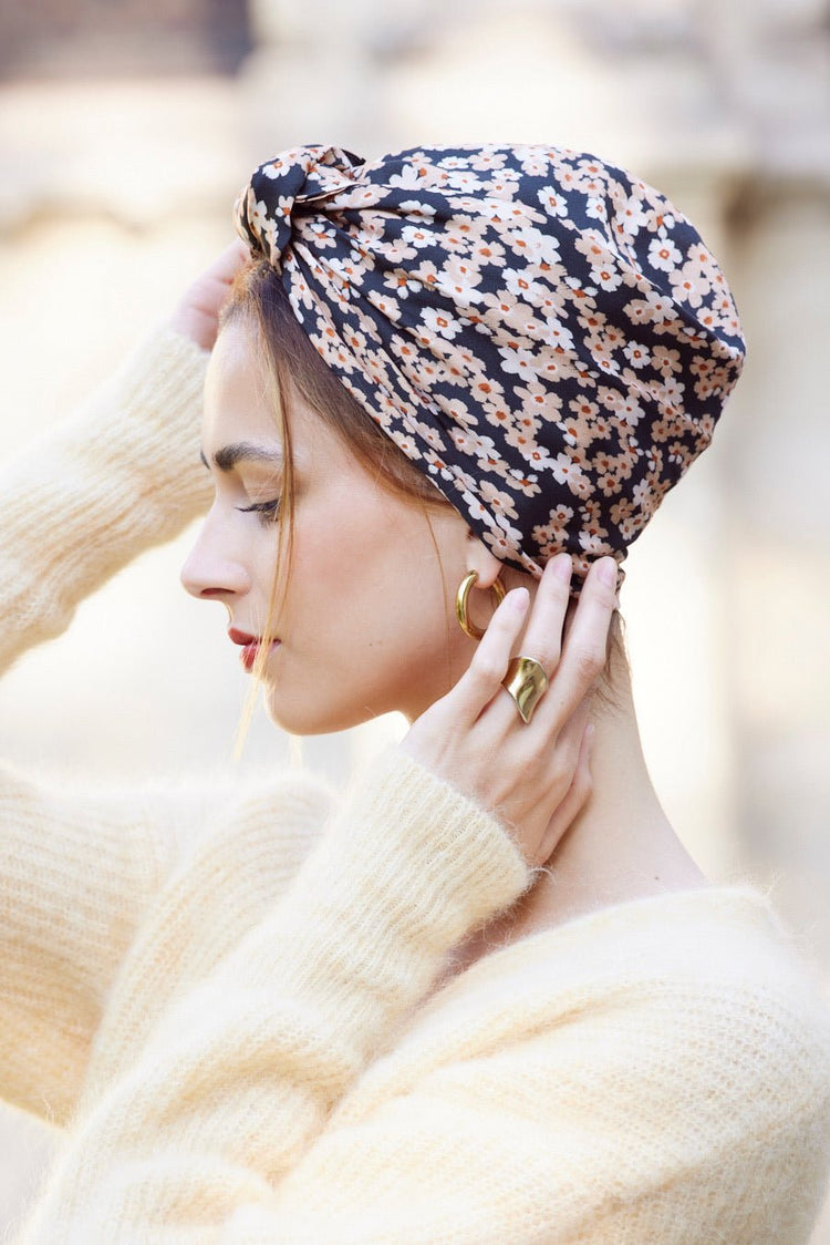 Foulard cheveux femme - PARISIENNE ELODIE - Indira de paris