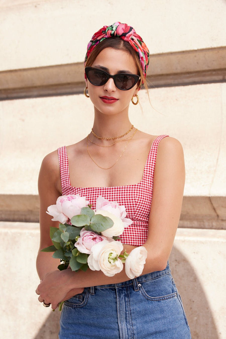 Foulard cheveux femme - PARISIENNE GABRIELLA - Indira de paris