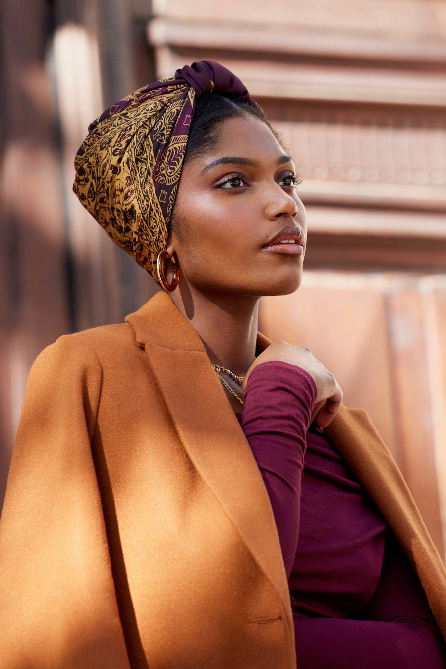Foulard cheveux femme - PARISIENNE HAWA - Indira de paris