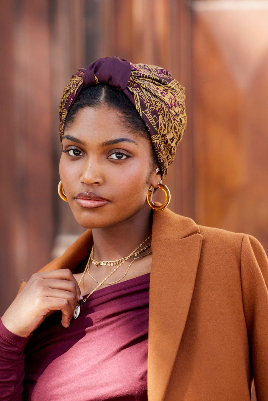 Foulard cheveux femme - PARISIENNE HAWA - Indira de paris