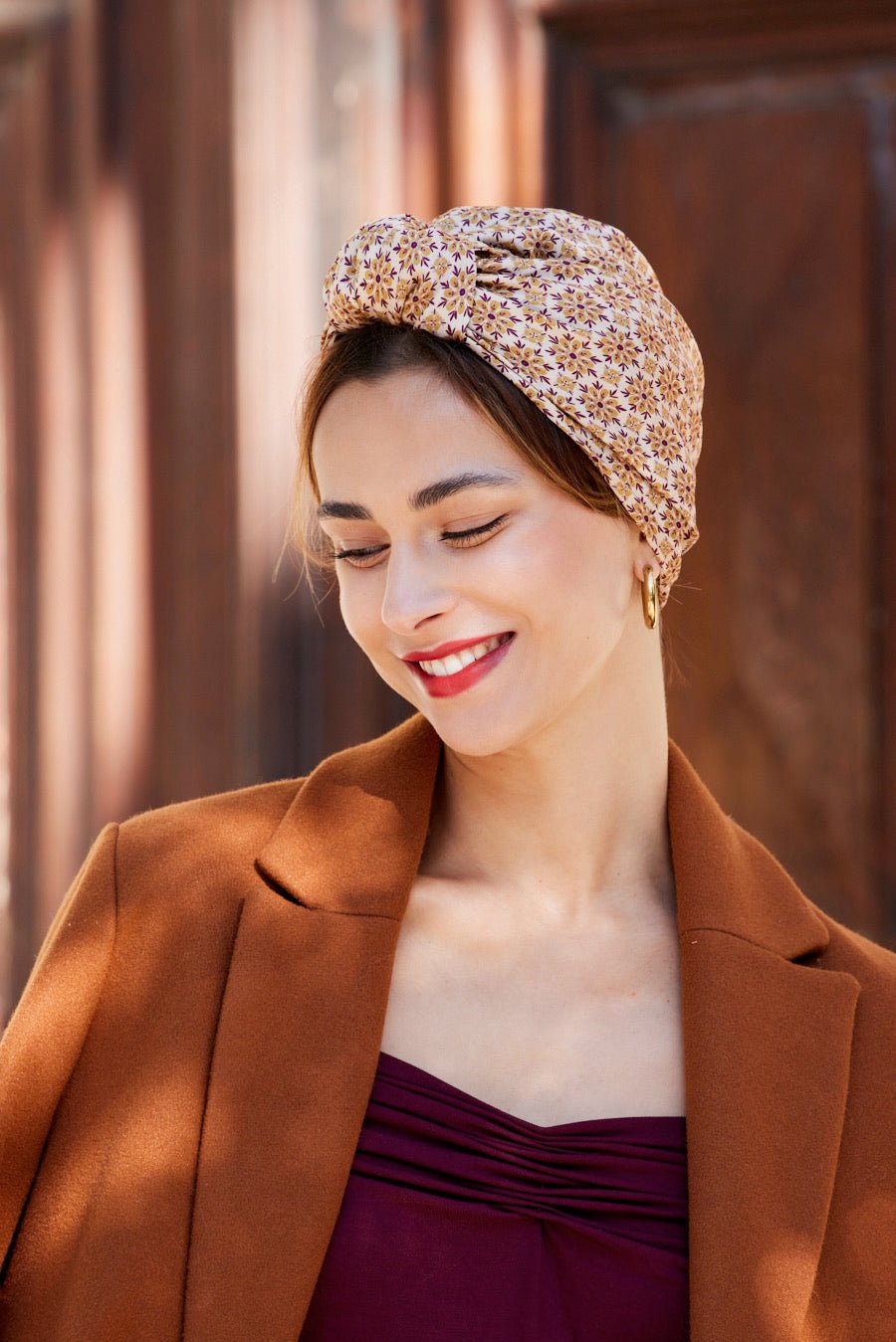 Foulard cheveux femme - PARISIENNE LAURE - Indira de paris