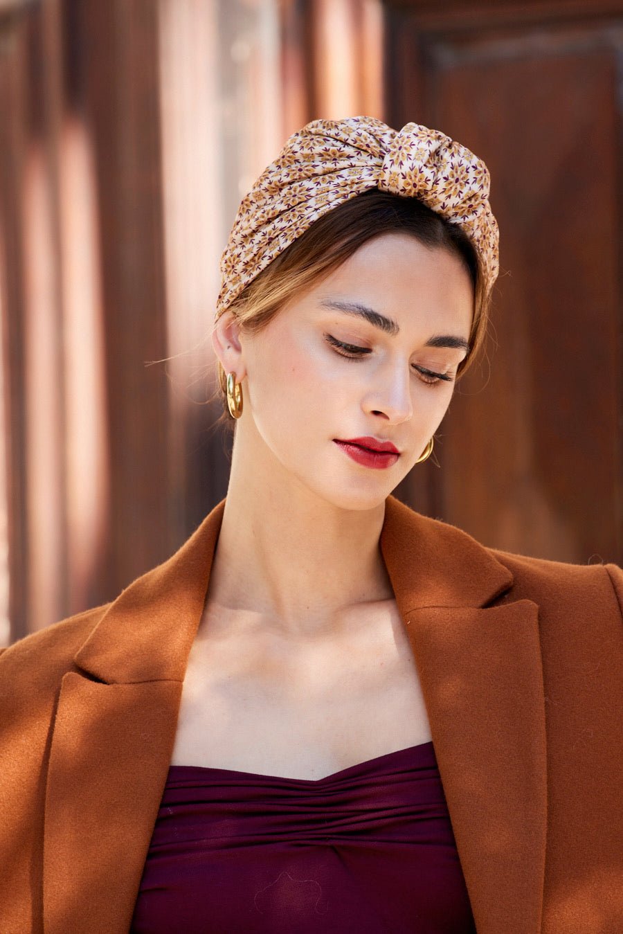 Foulard cheveux femme - PARISIENNE LAURE - Indira de paris