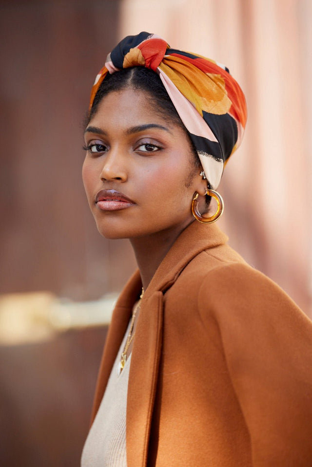 Foulard cheveux femme - PARISIENNE MALIA - Indira de paris