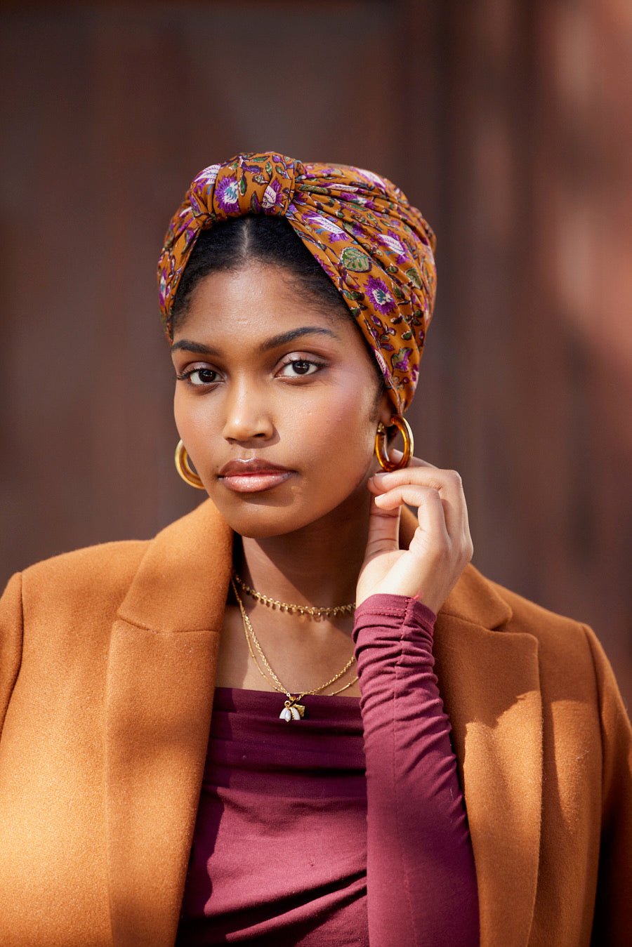 Foulard cheveux femme - PARISIENNE NALA - Indira de paris