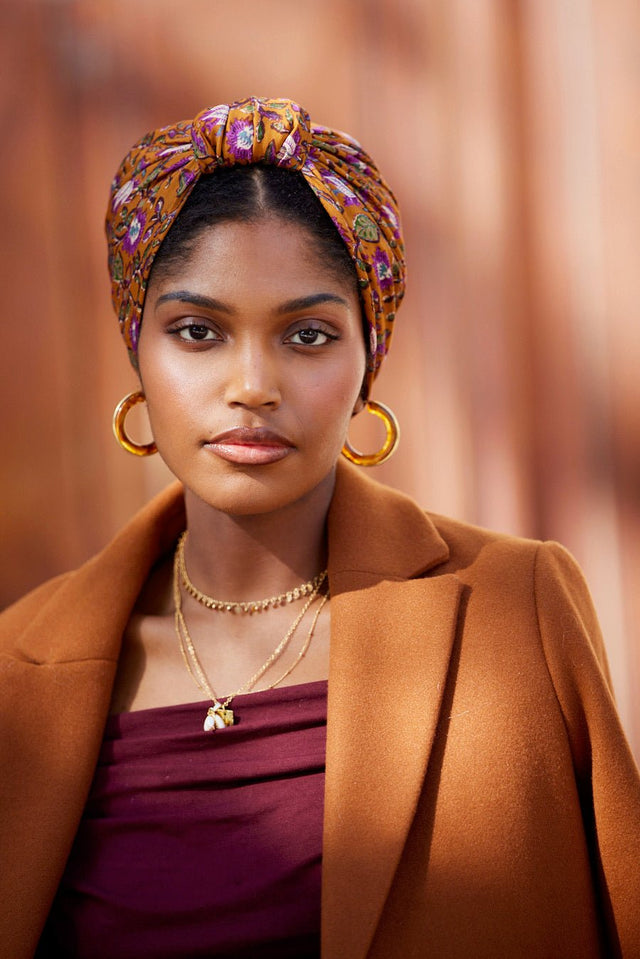 Foulard cheveux femme - PARISIENNE NALA - Indira de paris
