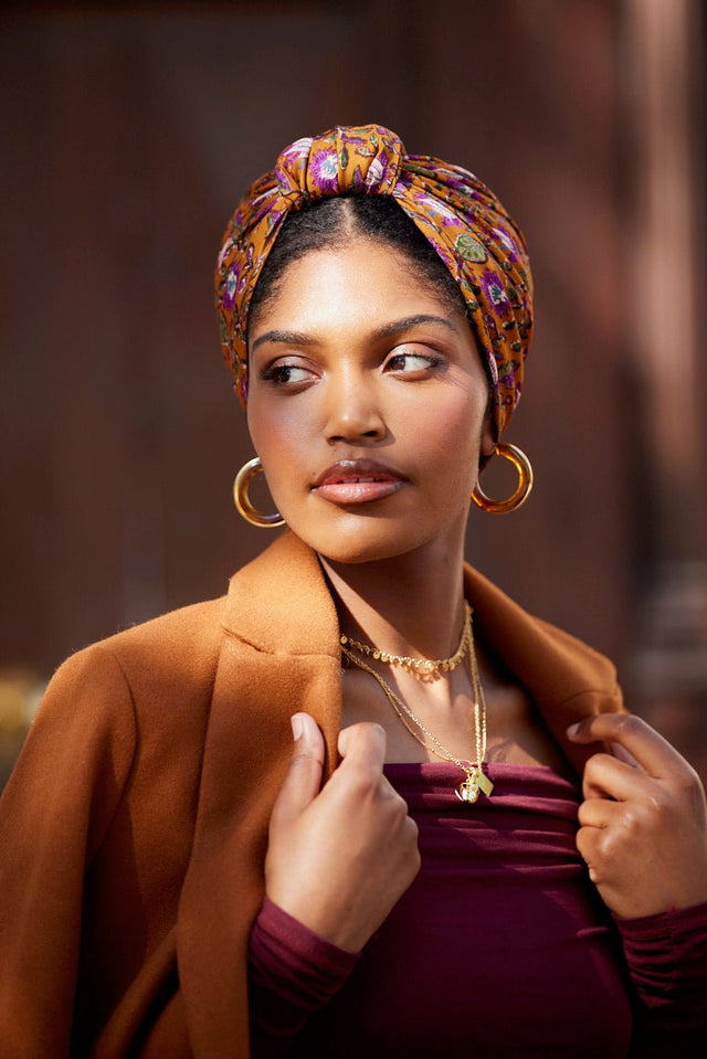 Foulard cheveux femme - PARISIENNE NALA - Indira de paris