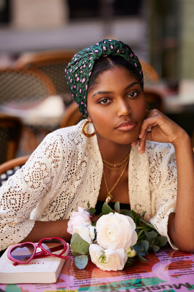Foulard cheveux femme - PARISIENNE SABINE - Indira de paris