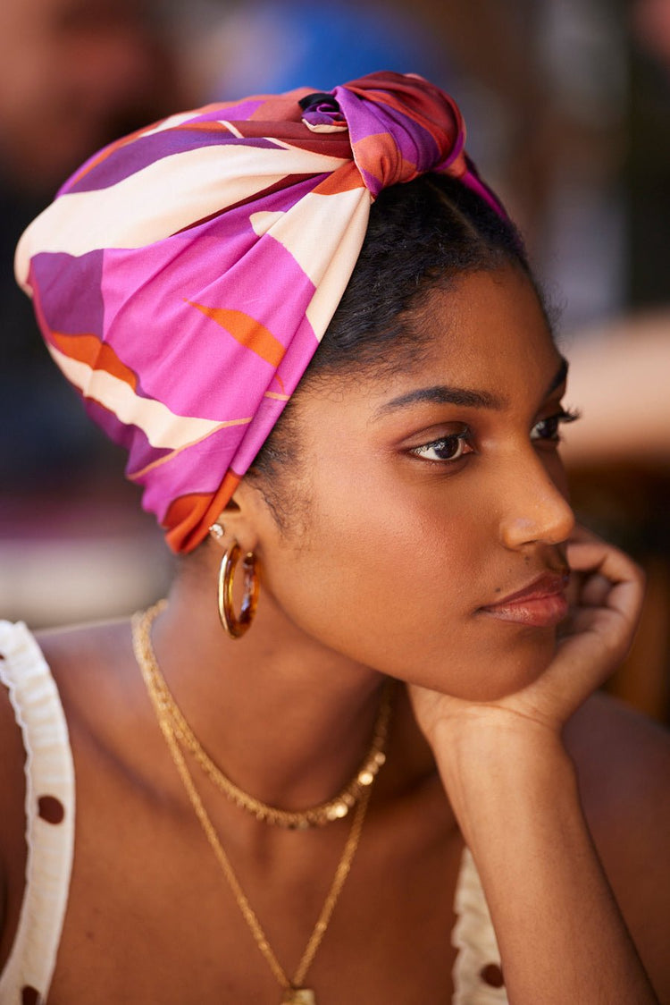 Foulard cheveux femme - PARISIENNE VERONICA - Indira de paris