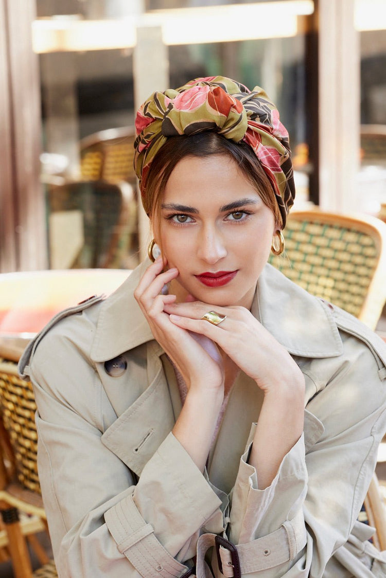 Foulard cheveux femme - PARISIENNE ZAHARA - Indira de paris